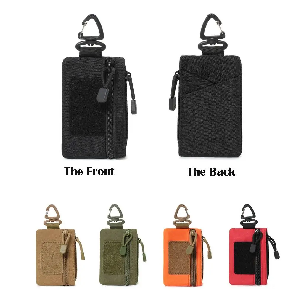 New Mini Key Wallet Multifunctional Solid Color Waist Pack Coin Purse Outdoor Sport Tool Storage Organizer