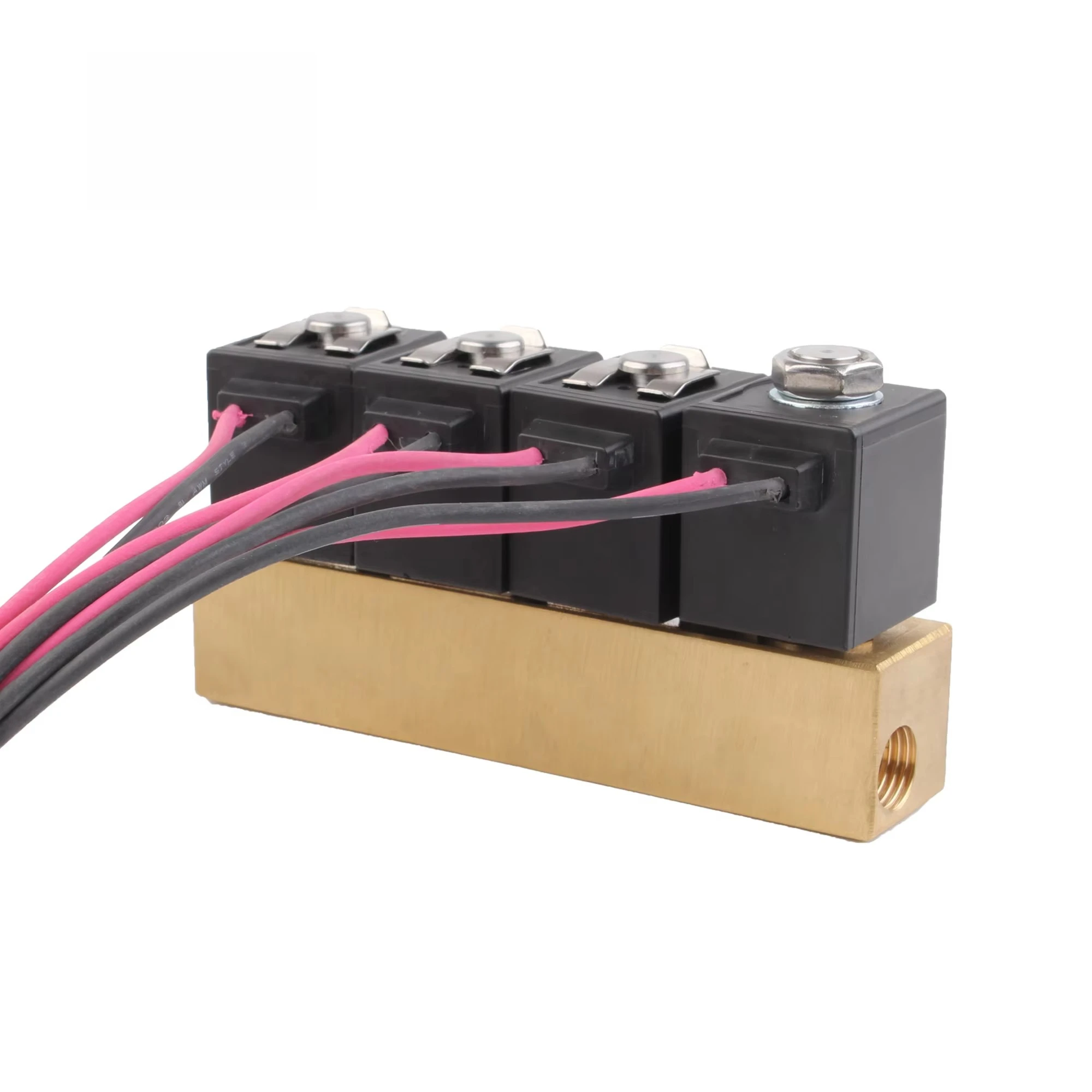 Brass Manifold Solenoid Valve Fluid Control Valve for Beverage and Coffee Systems