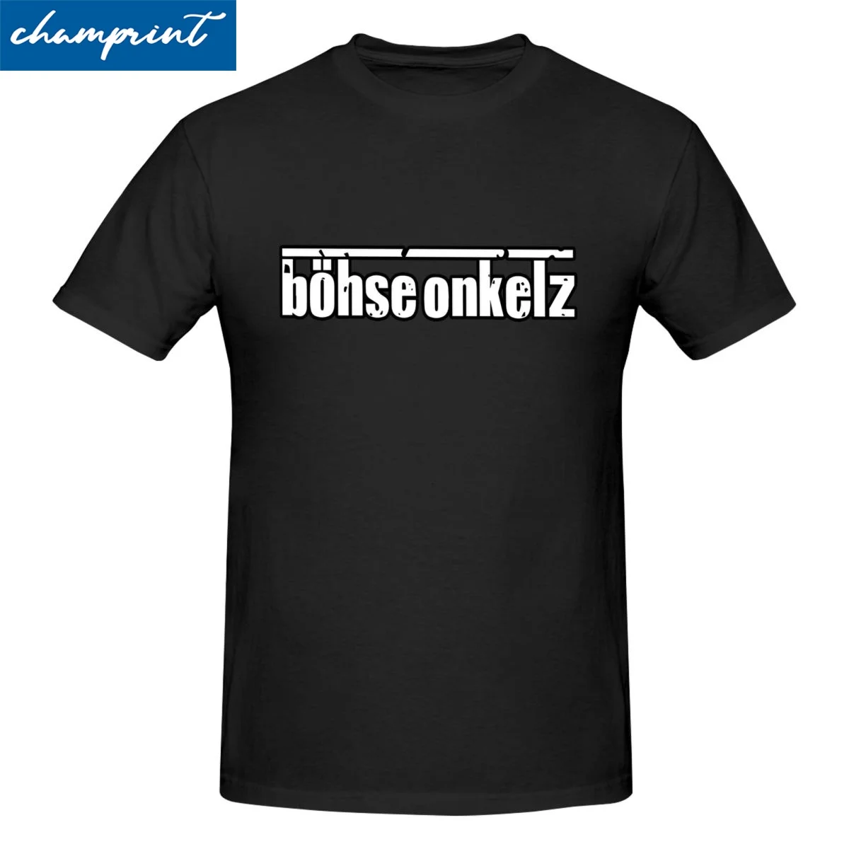 Neuheit Bohse Onkelz Logo T-Shirt für Männer Frauen 100% Baumwolle Kurzarm Rock Musik Rundhals Sommer Tops Shirts