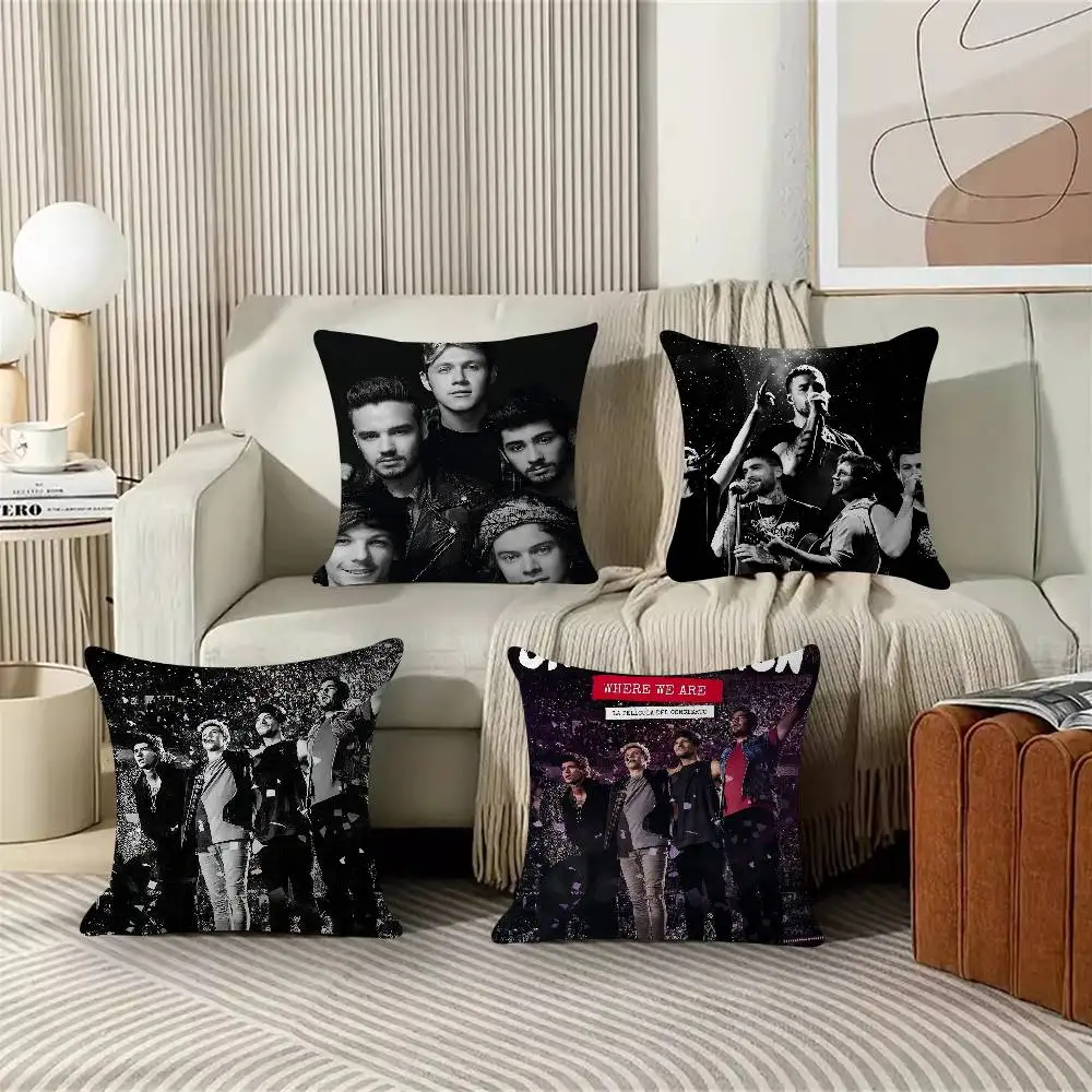 Band One D-Direction Maple Design Cushion Cover Happy Autumn Harvest Decor Holiday Decorati Pillow Cover