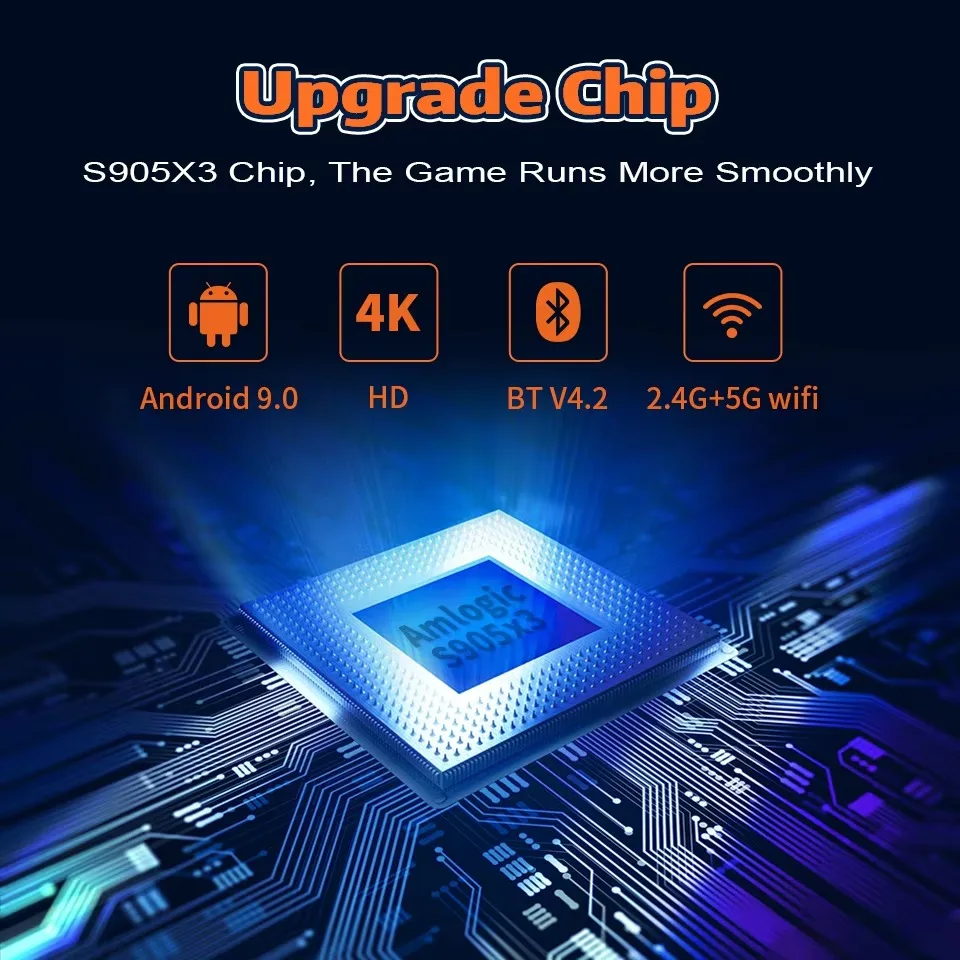 Console de jeu vidéo rétro Hyper Base R1, avec plus de 116,000 jeux, pour PSP/PS1/PS2/MAME/N64, Android TV Box, émulateur, 5G, WIFI, 4K