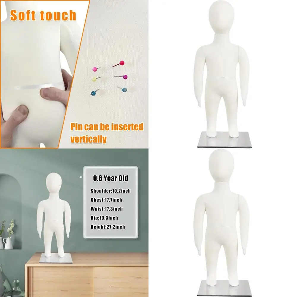 

Детский манекен с регулируемыми руками и ногами для ребенка 6 месяцев, металлическое основание