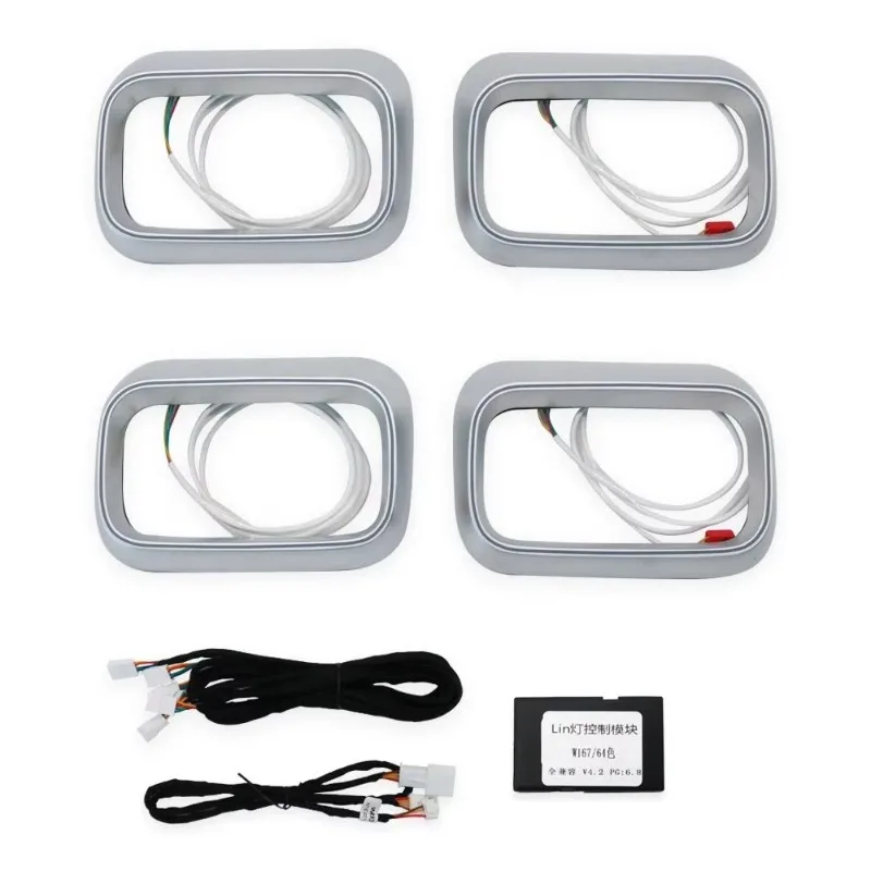 

64 Color RGB LED Front Air Vent Ambient Light for Mercedes Benz GLE GLS W167 OEM Sync CE Certified Interior Decoration