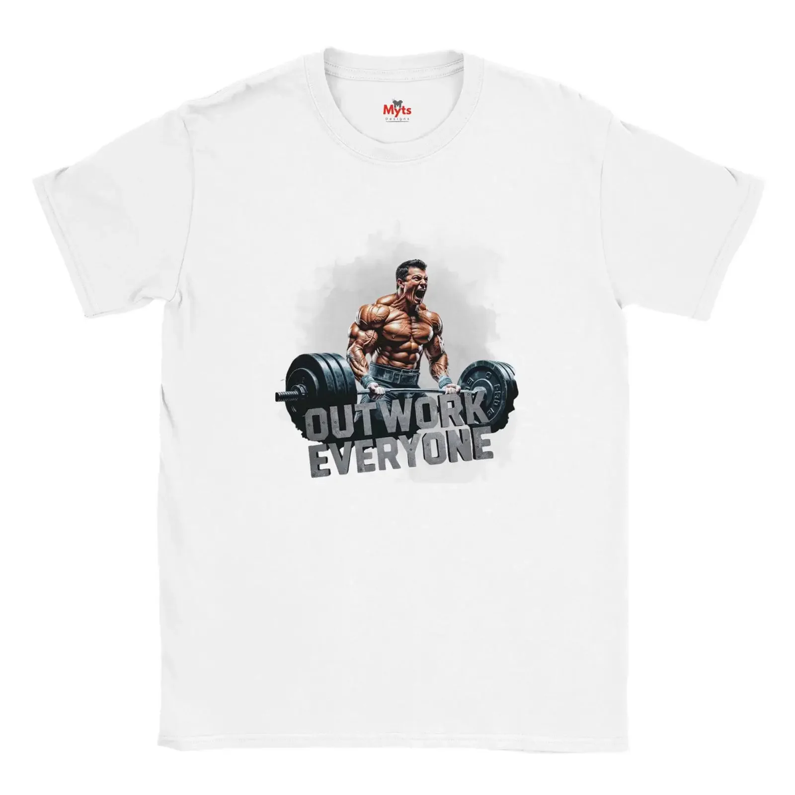 Outwork Everyone Gym T-Shirt Bodybuilding Fitness Motivation Vintage Washed Fashion Streetwear Stilvolle Designerkleidung Weich