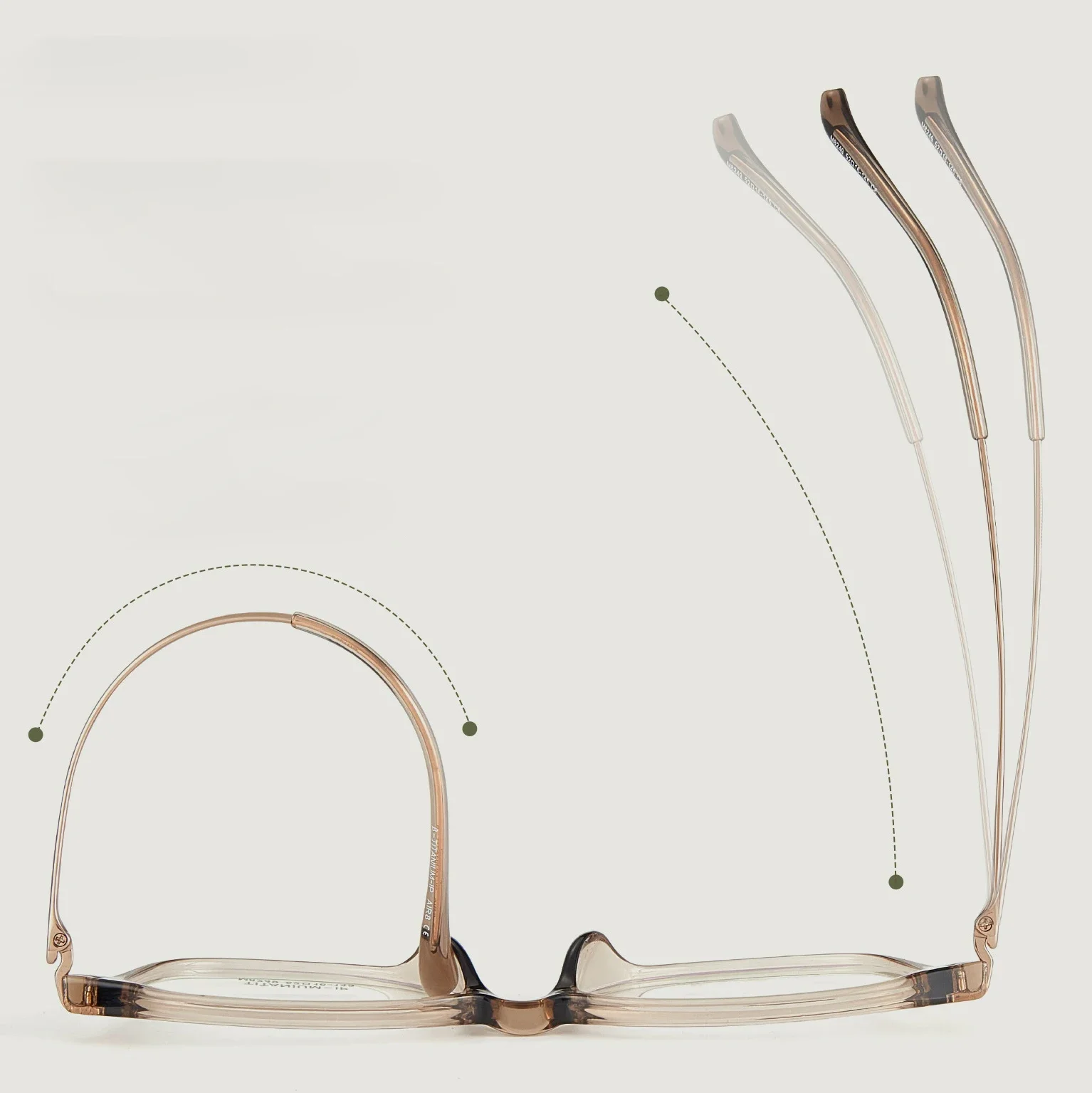 KUXA, nuevo diseño TR90, Gafas ópticas de titanio, lentes recetas graduadas, miopía, hipermetropía, Gafas progresivas, Gafas de regalo para esposa