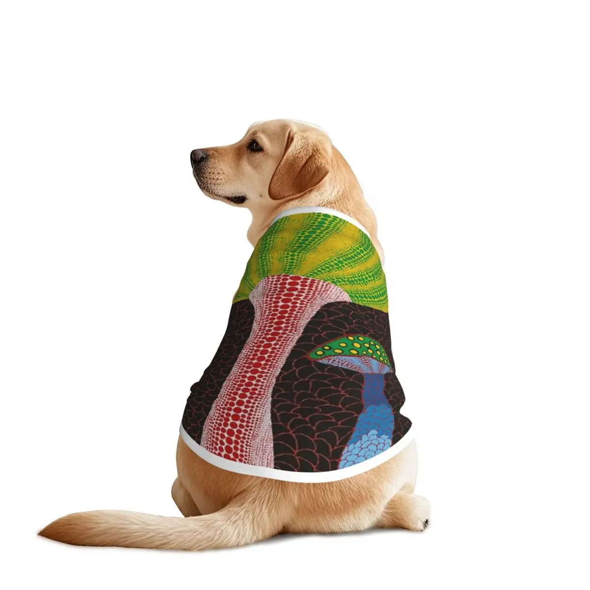 Yayoi Kusama Art Pet Vest Japanese Artist Soft Dogs Cats Jacket Breathable Pet Clothes Dogs Accessories