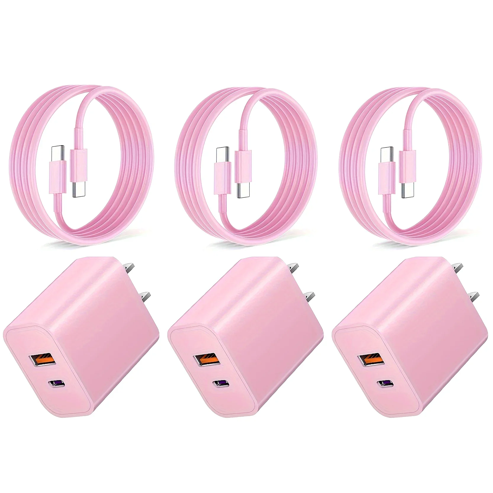 For iPhone 16 Charger -20W Dual Port PD Power Adapter With 6 Ft type C To C Cable For iPhone 16/15 Pro/15 Plus/15 Pro Max