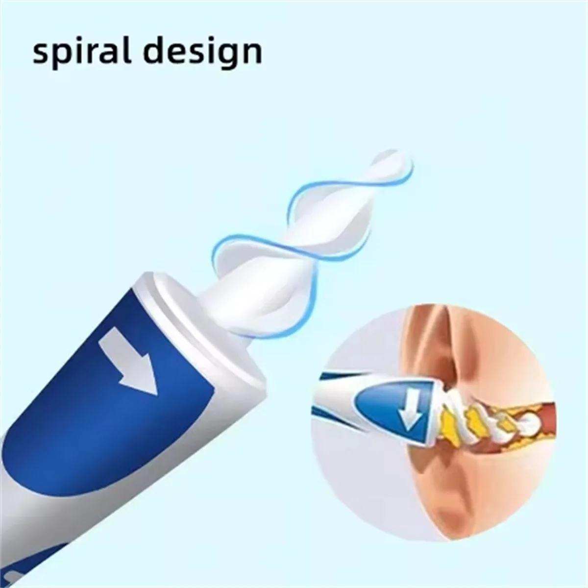 

Spiral Ear Oil Remover Portable Soft Ear Oil Remover For Adults And Children Ear Wax Cleaning Tool 16 Head Ear Wax Cleaning Tool