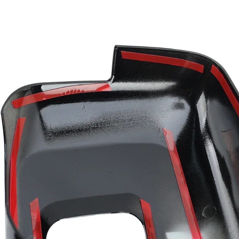 1 Pair Black For Ford F150 2021 2022-2025 Door Mirror Cover Cap Car Accessories Rearview Mirror Adhesive Protective Cover Caps