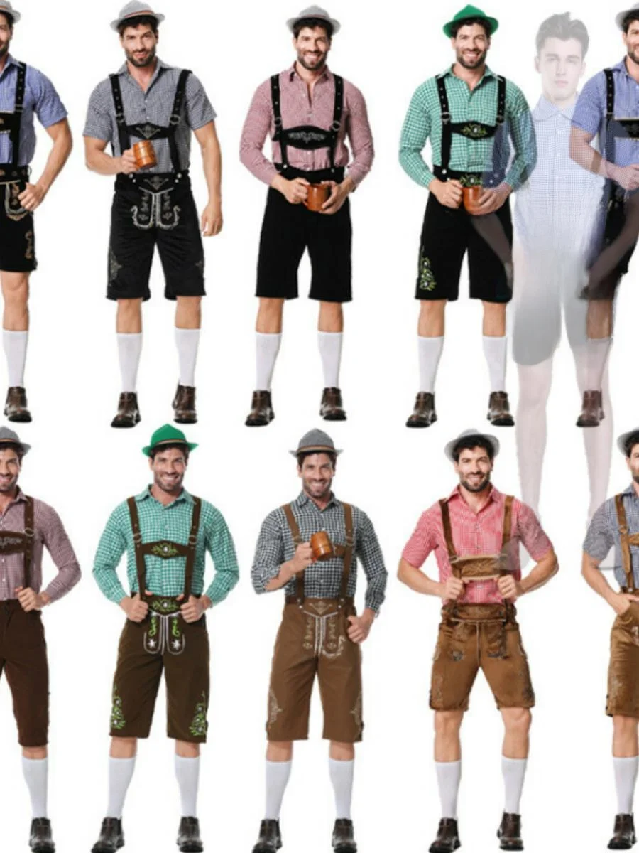 ชุดเอี๊ยมลายสก็อตสไตล์อุตสาหกรรมหนักแบบดั้งเดิมสำหรับการแสดงบนเวที  ชุดคอสตูมแนวชาติพันธุ์สำหรับผู้หญิง