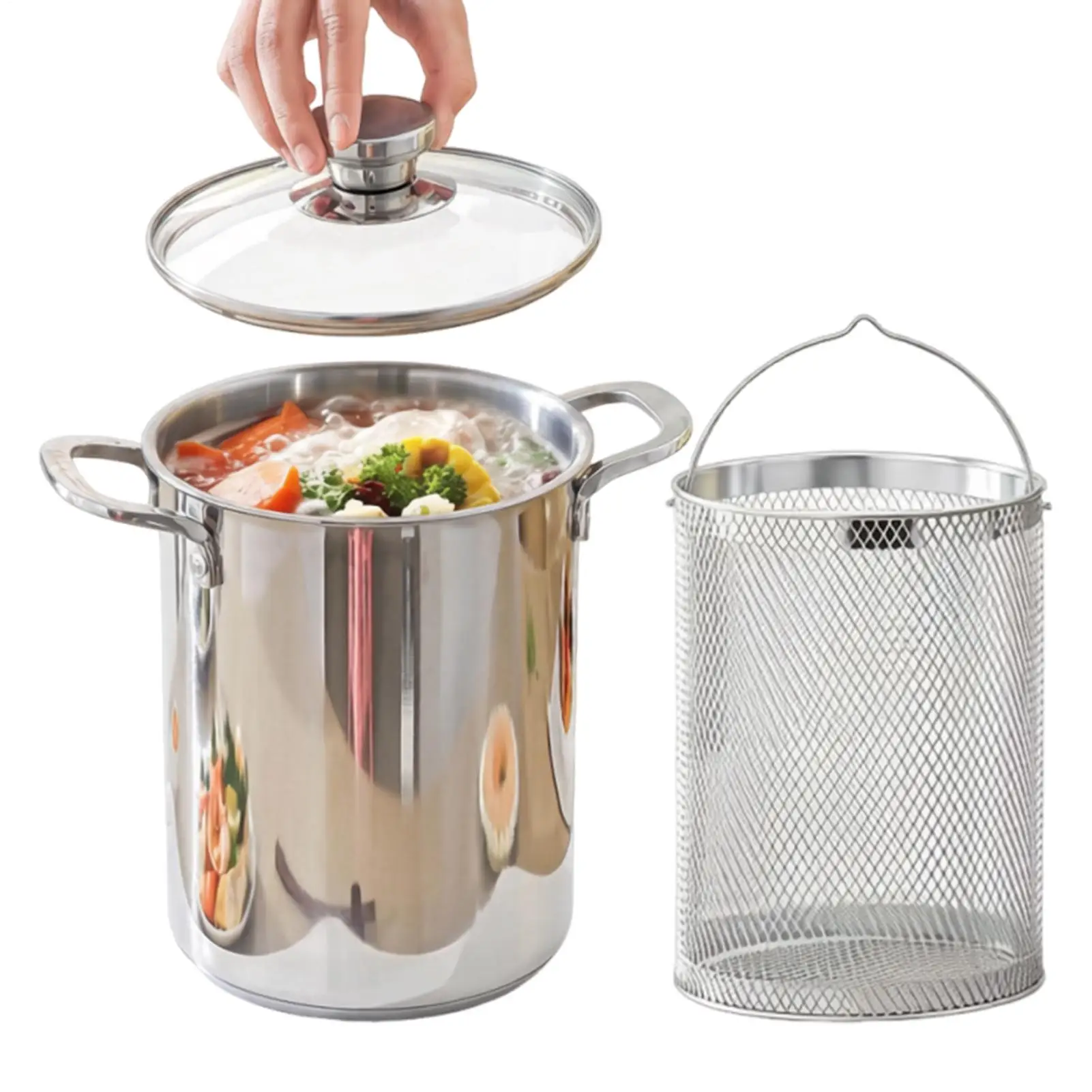 pentola-in-acciaio-inox-da-4l-con-cestello-filtrante-per-cuocere-spaghetti-asparagi-pasta-e-sbollentare-carote