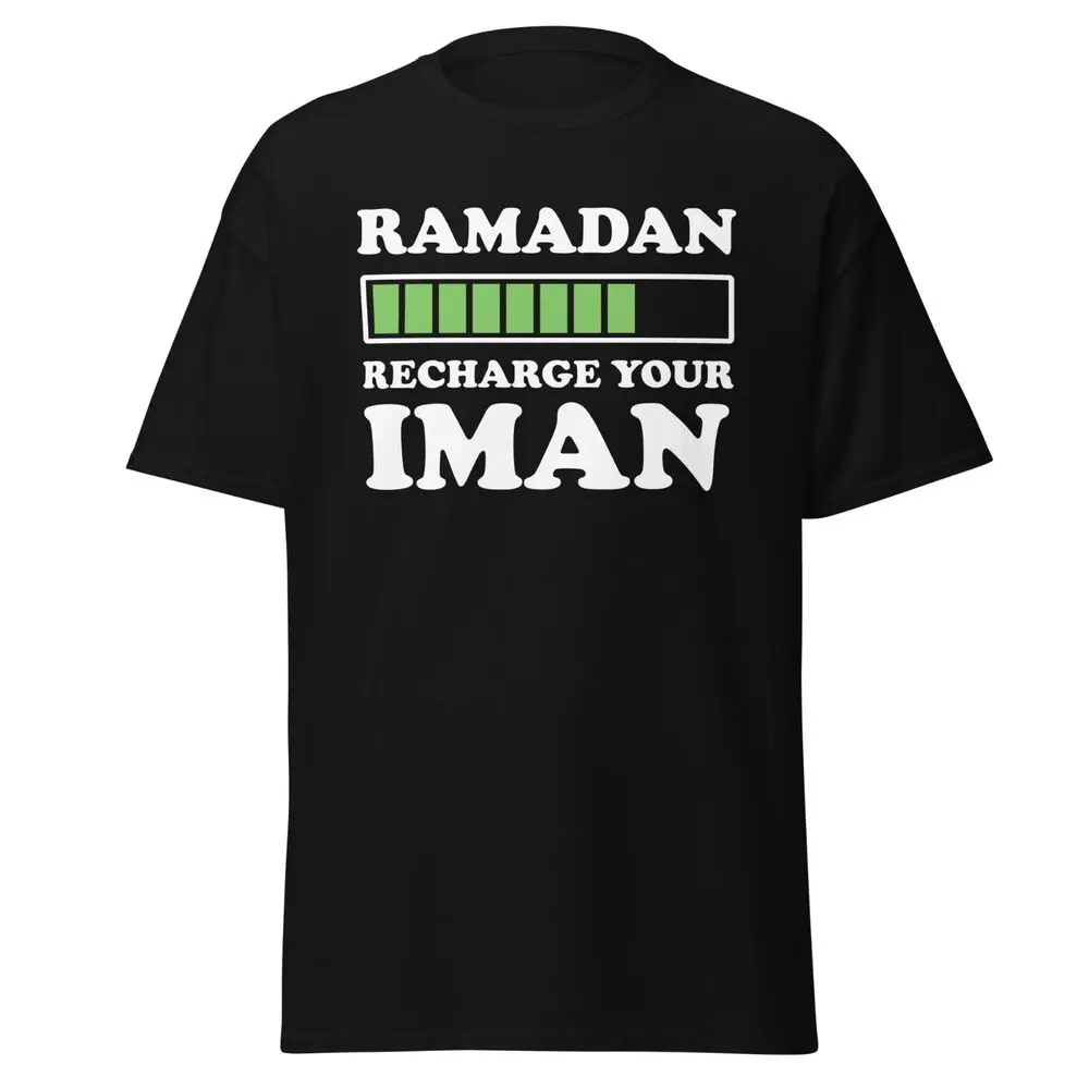 New Ramadan T-Shirt Ramadan Recharge Your Iman Gift Tee