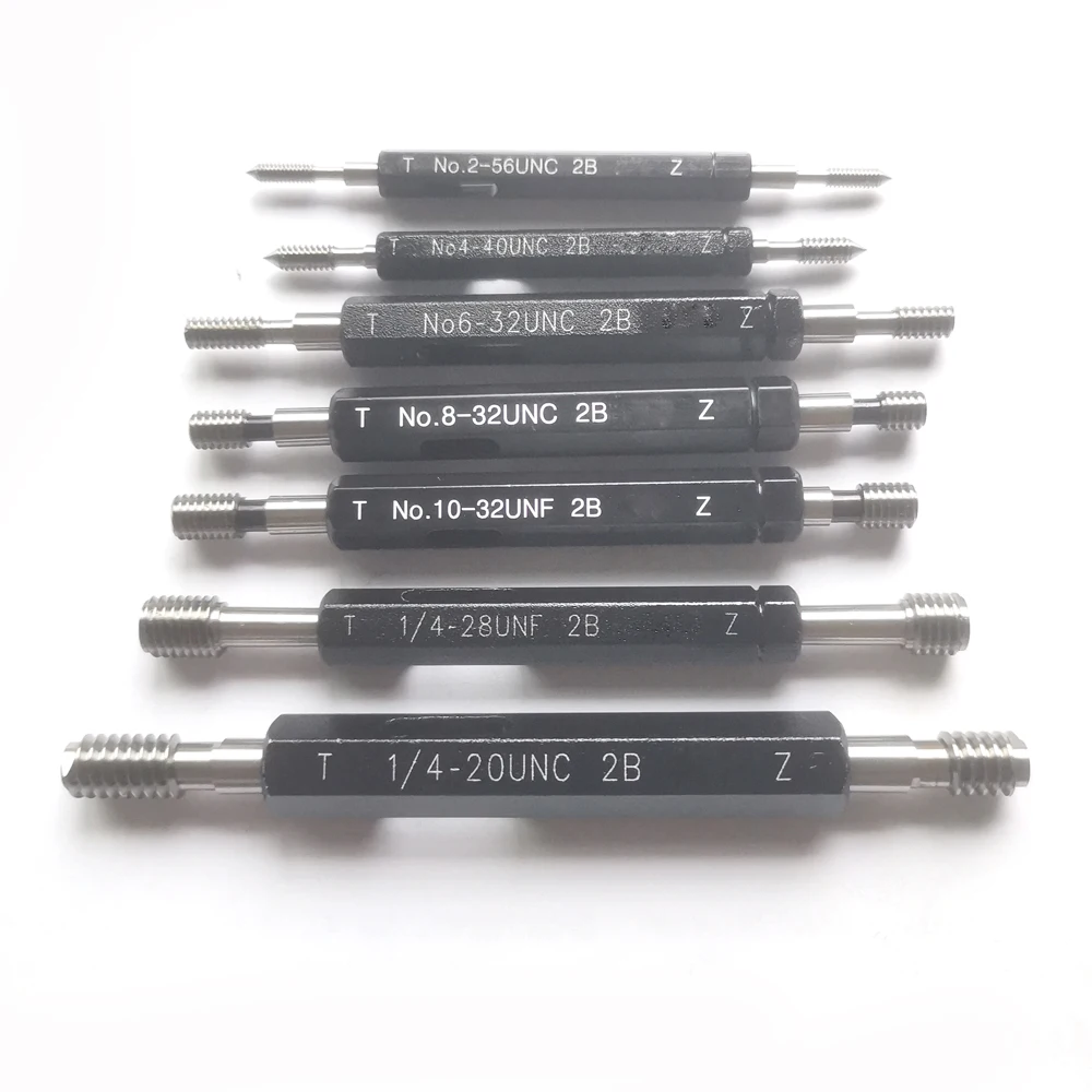 Imagem -06 - Unificou o Parafuso da Linha Fina Calibre da Tomada da Linha un do Calibre Unf Unc 080 164 256 348 4-40 5-40 632 8-32 1024 12 24 16 e Polegadas 2b