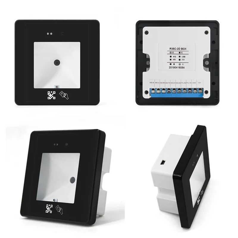 

Dynamic Qr Code Access Control Reader Access Control Rfid Card Reader Mobile Phone Card Barcode Scanner Durable Easy To Use Ic