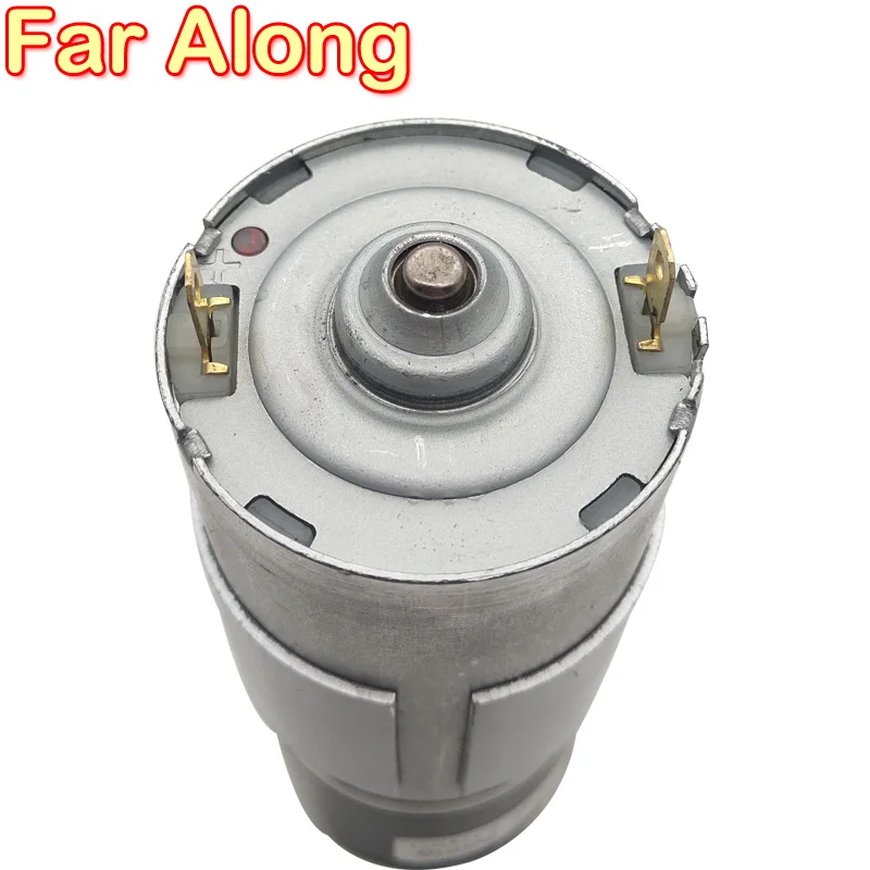 High Torque DC Planetary Gear Motor 12V 24V Low Speed Adjustable Speed Reversible Long Life DC Metal Motor Shaft Diameter 10MM