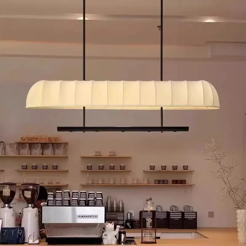 

Restaurant Chandelier Vintage Fabric Hotel Island Bar Dining Table Tea Room Coffee Shop