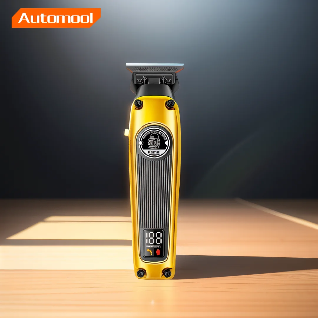 Brushless Motor Zero Gapped Edgers Clipper Electric Bald Finish Cutting Machine Professional Barber Cordless Hair Trimmer