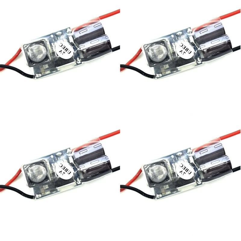 BAAE 4X UBEC 5V BEC Full Shielding Antijamming Switching Regulator For FPV RC Drone Receiver Power Supply(7A)