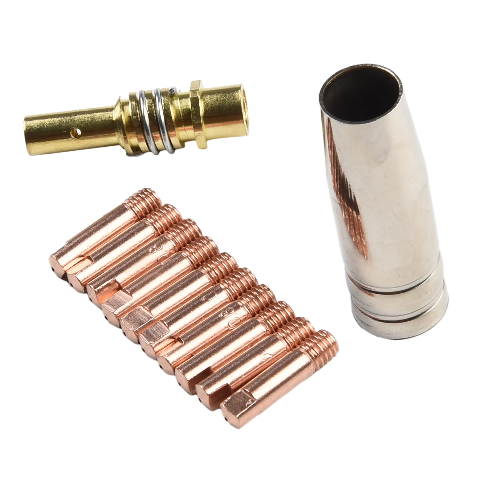 MB 15AK MIG/MAG Welding Contact Tips Stable Performance 25mm M6 Gas Nozzle Tip Holder Nozzle Bracket Connector Bar