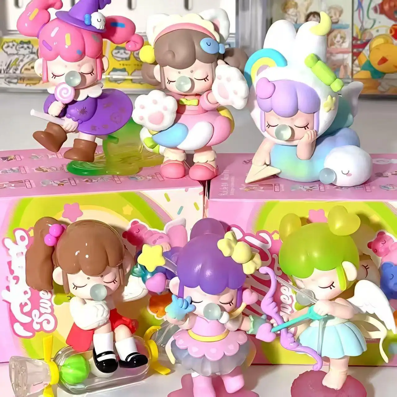 

Слепая коробка серии Sweet Moment - кукла ручной работы для девочек, милый сюрприз, высокий красивый орнамент, идеальный праздничный подарок для модных коллекционеров