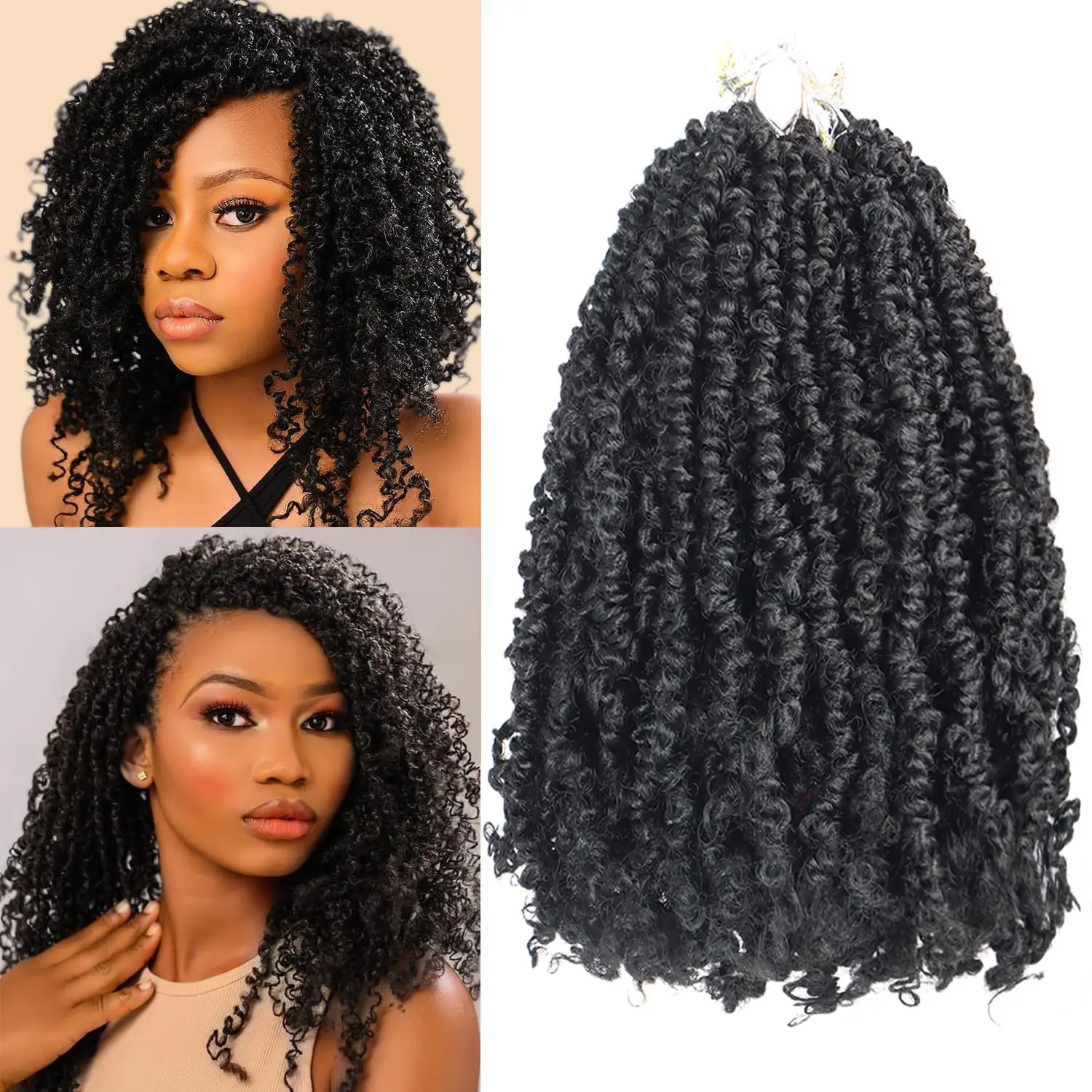 

Passion Twist Crochet Human Hair For Women Natural Pre Looped Pretwisted Hair Extensions Braided By Yanky Twist Bohemian Curl