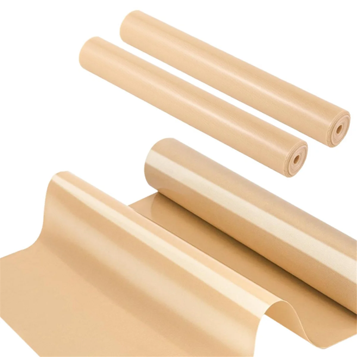 Alas Panggangan Silikon Roll-12IN x 10FT Alas Panggangan Panas Anti Lengket, JAS