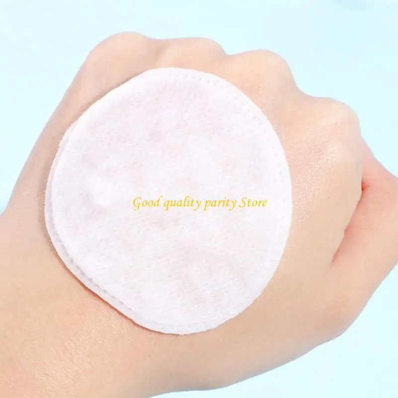 M4YA 100/200 stuks Zachte Geventileerde Ronde Katoenen Matrassen Dubbele Gedeeltelijke Textuur Voor Gelaat Reiniging Make-up