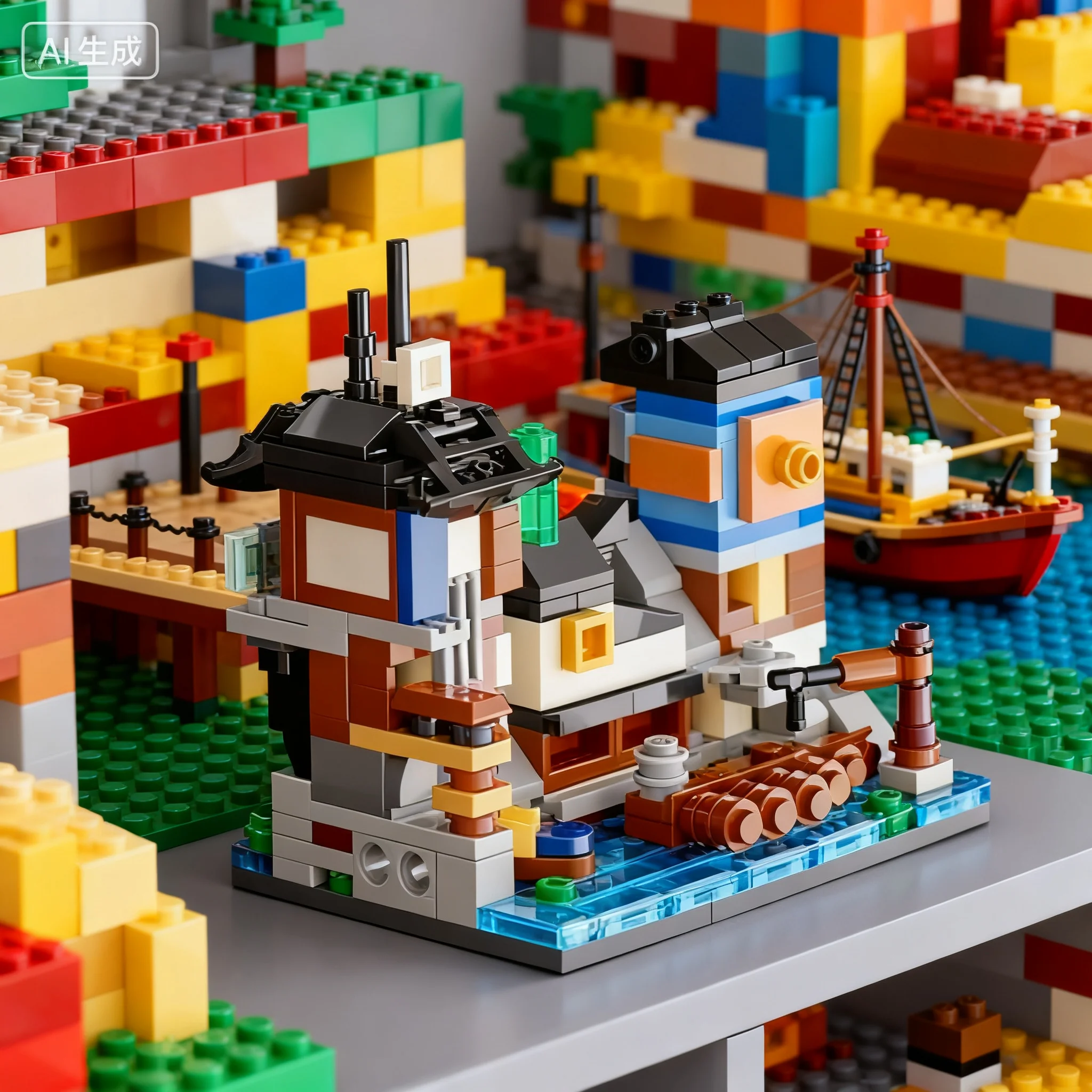 ليغو فانتوم نينجا سلسلة 40704 40706 ميني نينجا بيير للأولاد والبنات لعبة بناء الألغاز هدية #6