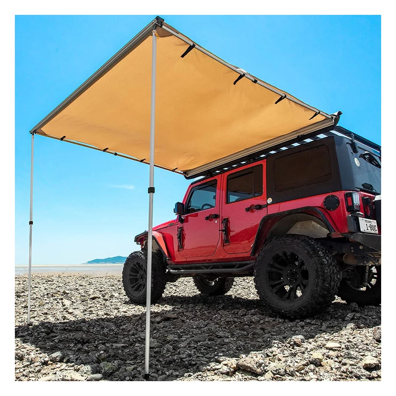 

8.2 x8.2 Retractable 4X4 Side Awning Waterproof UV50+ Awning Car Outdoor Foxing Awning Camping Tent For Sun Shelter