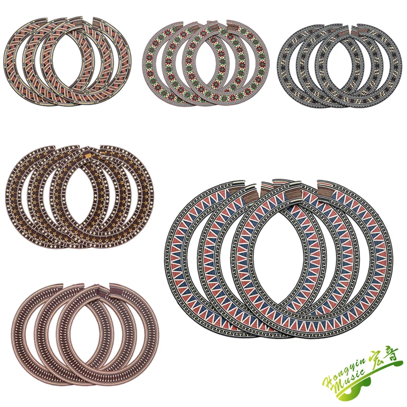 1PCS Classical Guitar Mouth Wheel, Flower Panel, Sound Hole Ring, Solid Wood Guitar Production Materials and Accessories HUATOOL