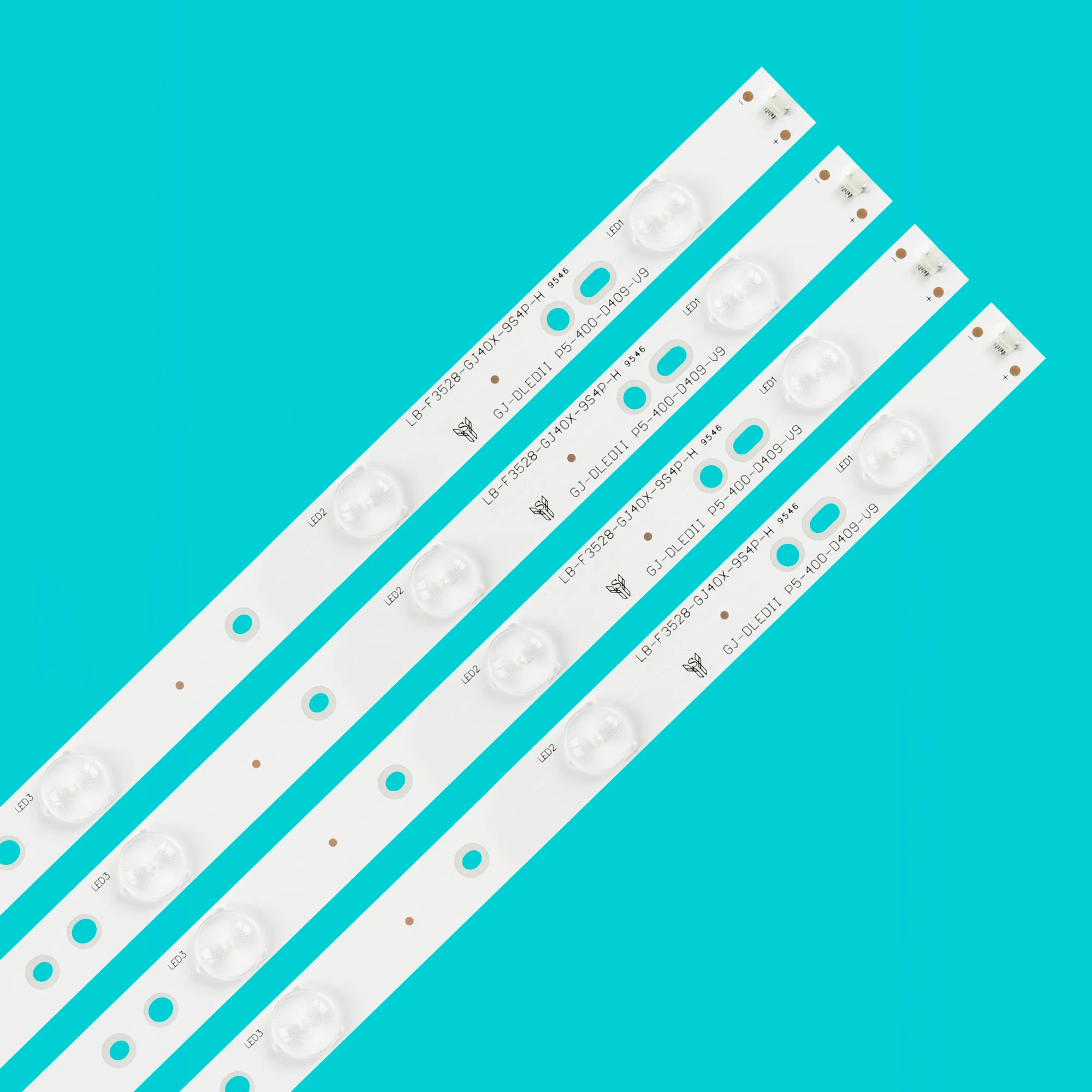 4 Pcs LED Backlight Strips For 40PFH5300/88 KDL-40R350D NS-40D510NA15 40D3505T BDM4065UC 40PFT5300/12 40PFT5300/60 40PFK4509/12