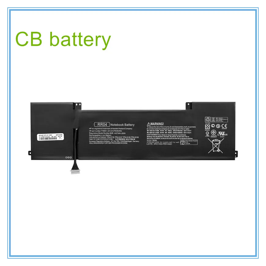 

Original RR04 Battery for 15 15-5014TX 778951-421 (4ICP6/60/80) TPN-W111 HSTNN-LB6N