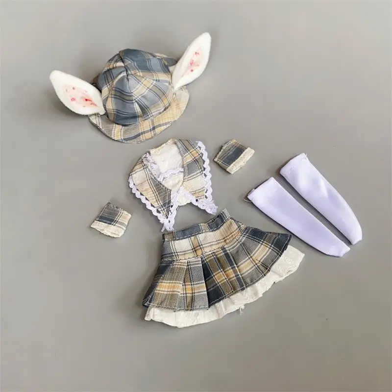 Ziemlich lässig 1/6 BJD Puppe Kleidung Outfit 30 cm Prinzessin Puppe DIY Dress Up Rock Kopfbedeckung Strampler Hosen Top Puppe Zubehör Geschenk