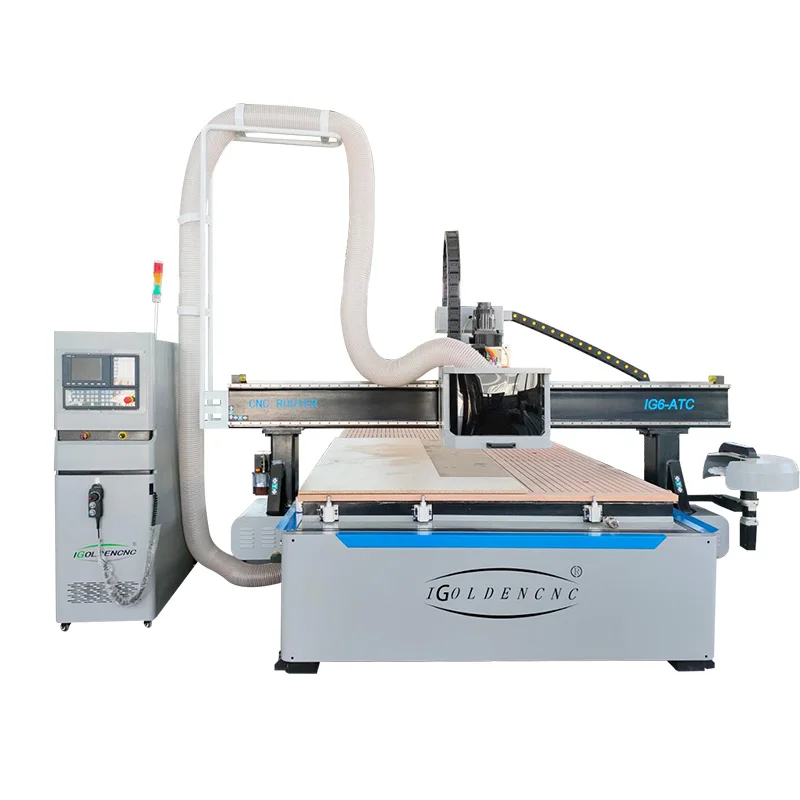 automatic tool changer cnc atc wood router engraving 1325 4*8ft 3d furniture mdf making machine