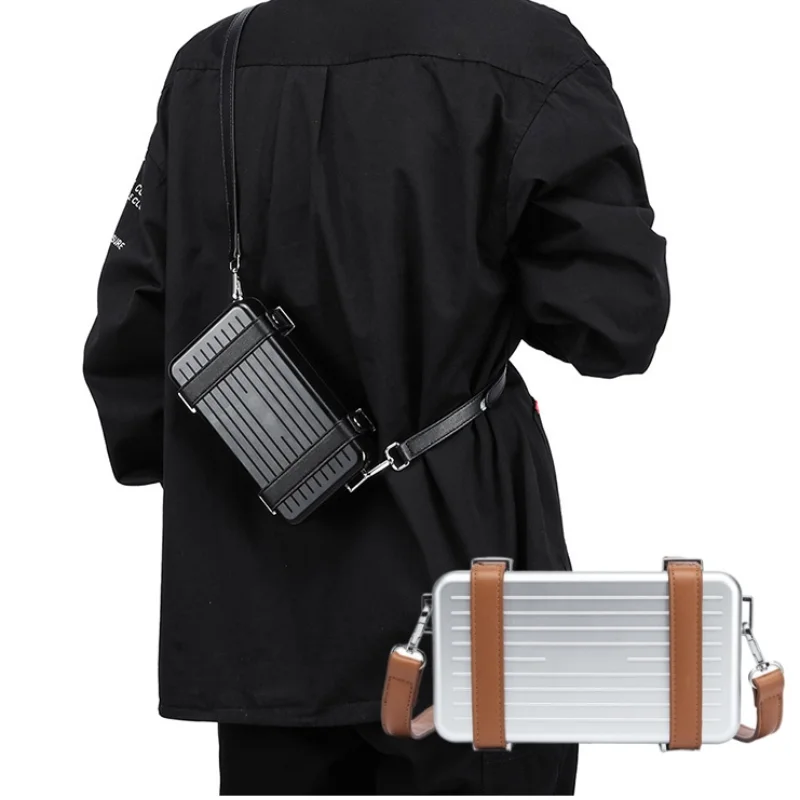 

Роскошная модная сумка через плечо, сумка через плечо премиум-класса с твердым корпусом, мужской кошелек, унисекс, клатч для пар, сумка через плечо с регулируемым ремешком