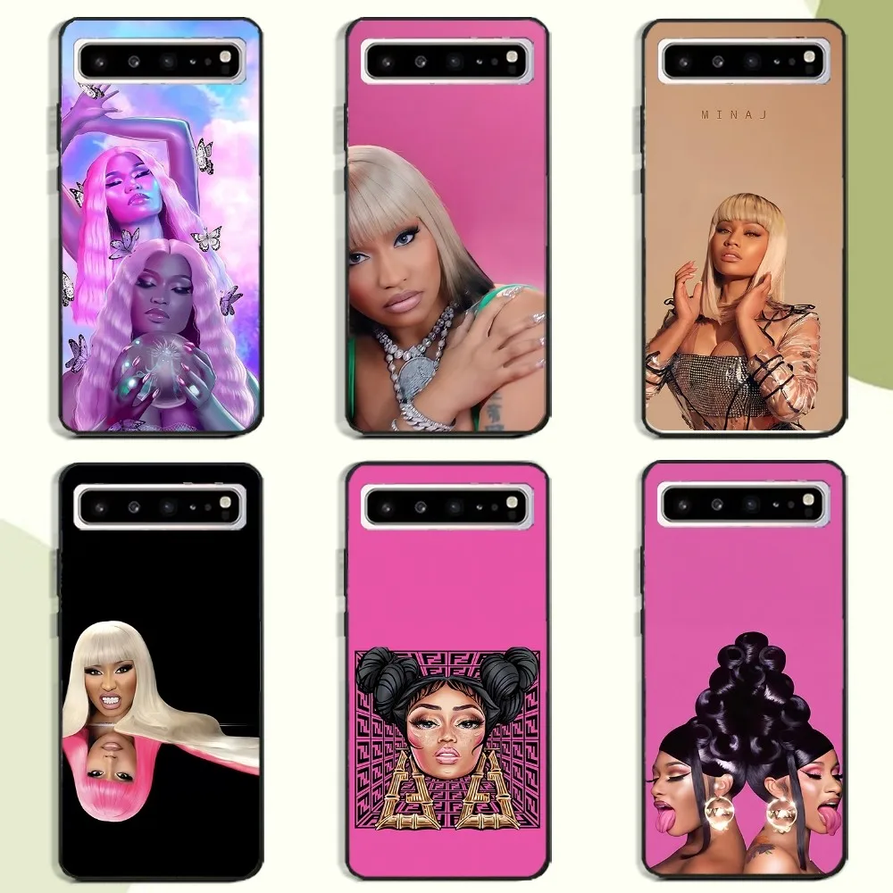 N-Nicki Minaj Rapper Phone Case For Samsung Galaxy A52 A12 A51 S21 Edge S22ULTRA S23 S24 S20LITE Plus Ultra Black Cover