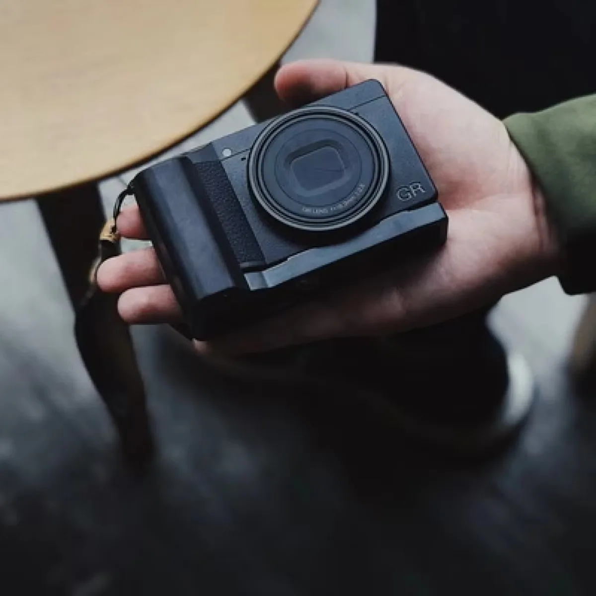 لريكو GR3 GR3X GRIII GRIIIX Arca-السويسرية RRS الخشب الحبوب اليد L نوع قوس ترايبود الإفراج السريع لوحة قاعدة قبضة مقبض