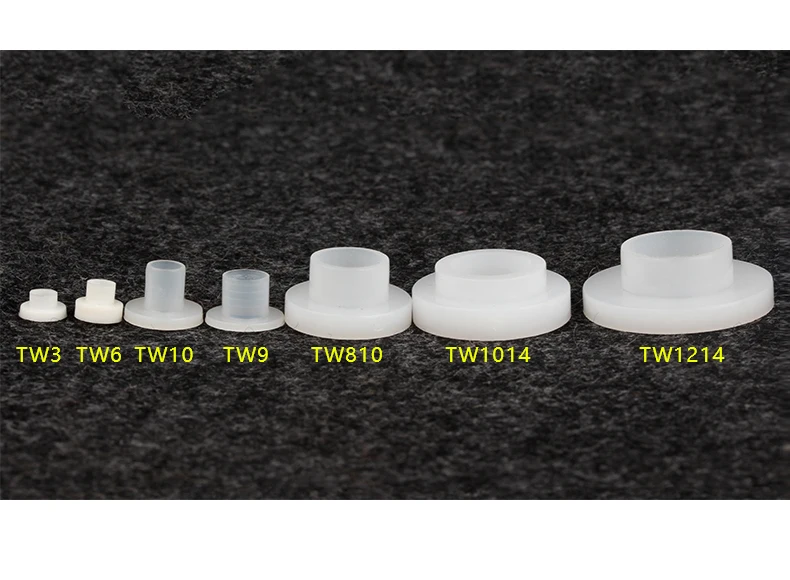 100-5 Stück M3M4 M5M6 M8 M10 Schraube Nylon Transistor Dichtung Die Schritt T-Typ Kunststoff Unterlegscheibe Isolierung Abstandshalter Schraube Gewindeschutz – Detail 5