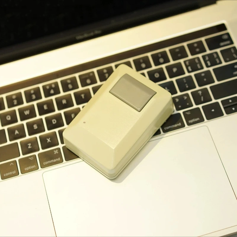M0100 Wireless Mouse Replica Customized Resin 3D Printing Shell Dual Mode Bluetooth LCD Built-in Lithium Battery Office Mouse