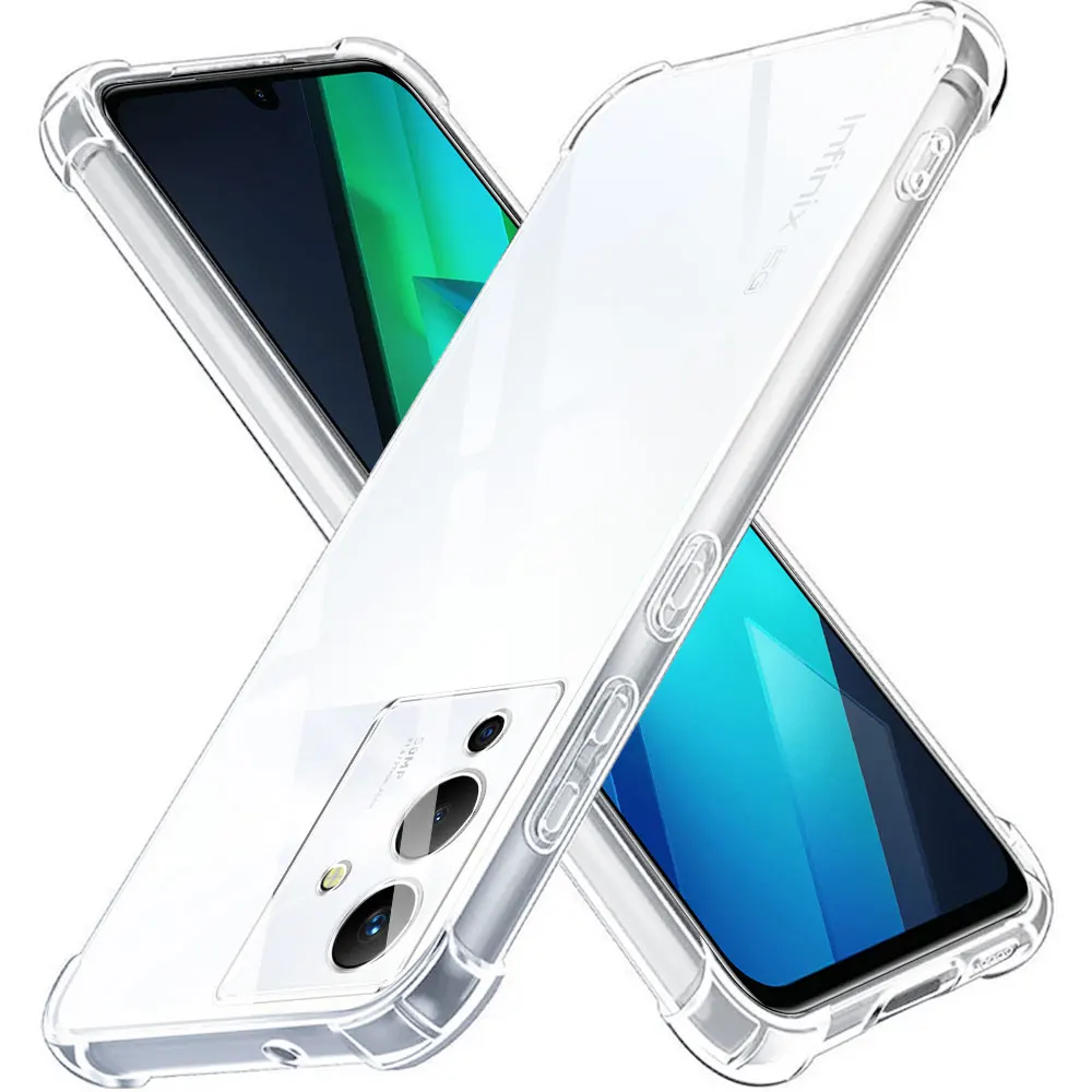 Phone Case For Infinix Note 12 G96 2023 11S Shockproof Case For Infinix Note 11 12 Pro Transparent Soft Silicone Back Cover