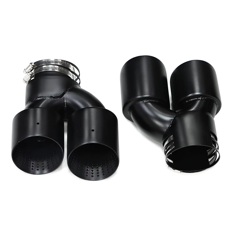 Auto Auspuffrohr Carbon Fiber Vier Auspuff Spitze Für BMW M340i G20 G21 G22 G23 M440i G42 M240i Schalldämpfer Endrohr Auspuff System
