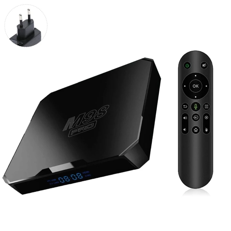 Android10.0 Box cho SmartTV Cortex-A53 CPU SmartTV Box Điều khiển bằng giọng nói DropShipping bền bỉ