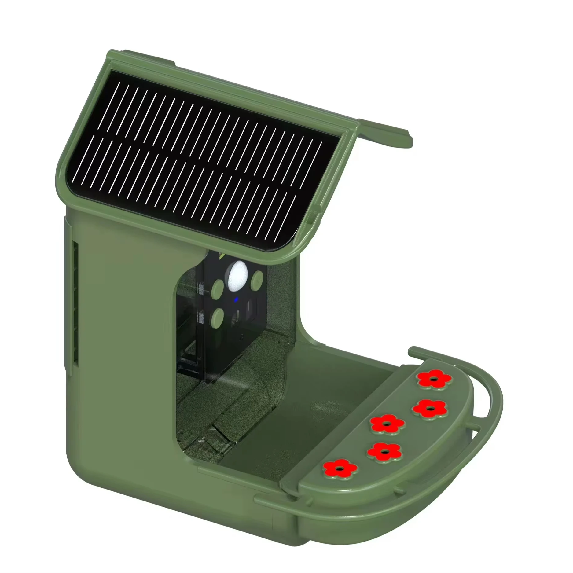 OEM ODM Smart Bird Feeder with Camera Auto Recording Solar Powered 1080p FHD Video WiFi & Microphone