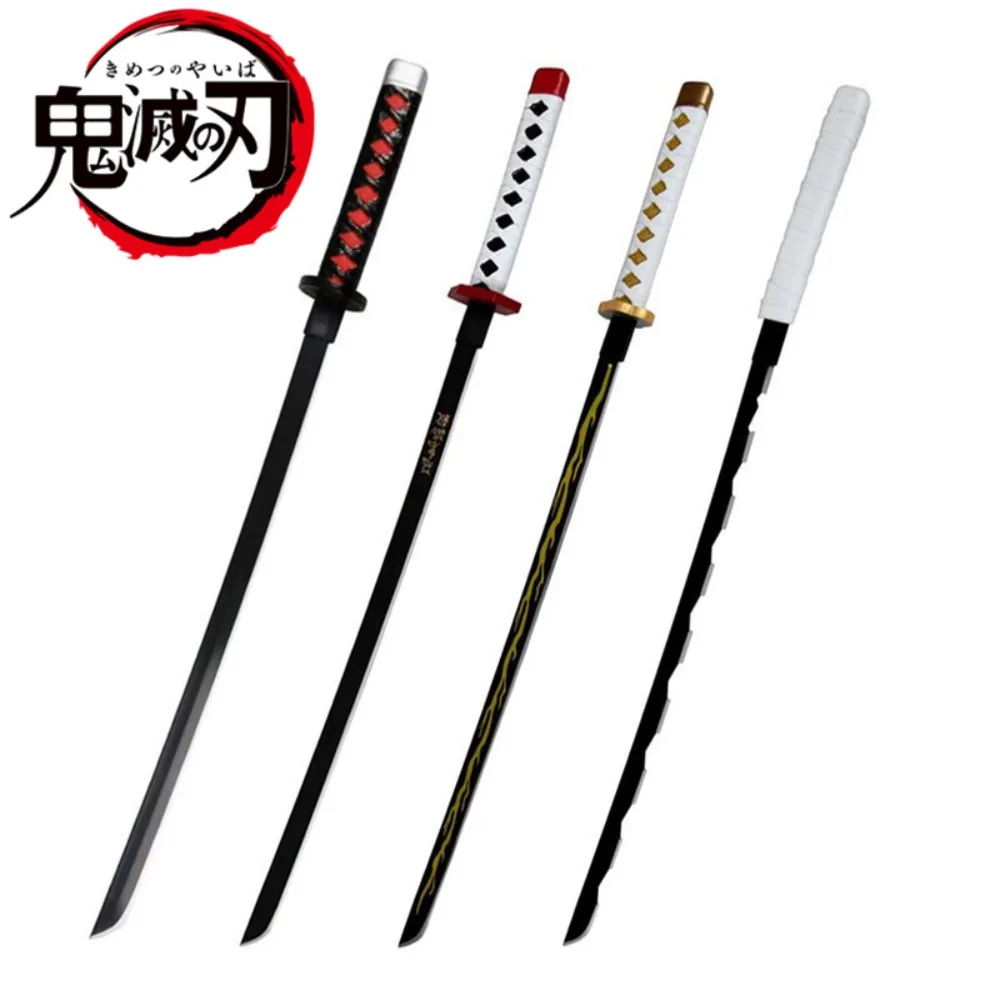 40cm Nichirin Blade Sword Demon Slayer Anime Peripheral PVC Katana Tanjirou Inosuke Zenitsu Tomioka Weapon Model Cosplay Toys