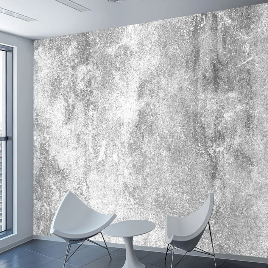 15+ Peel N Stick Optional, Wallpaper for Living Room Bedroom Contact Papers Home Decor Grey Concrete Walls Mural Prints Covering