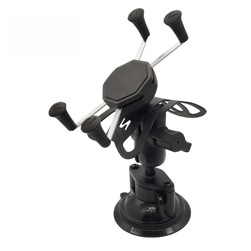 Car Windshield Glass Suction Cup Ball Mount Base Universal Fixed Bracket For Mobile Phone Two‑Way Radio Walkie Talkie Holder
