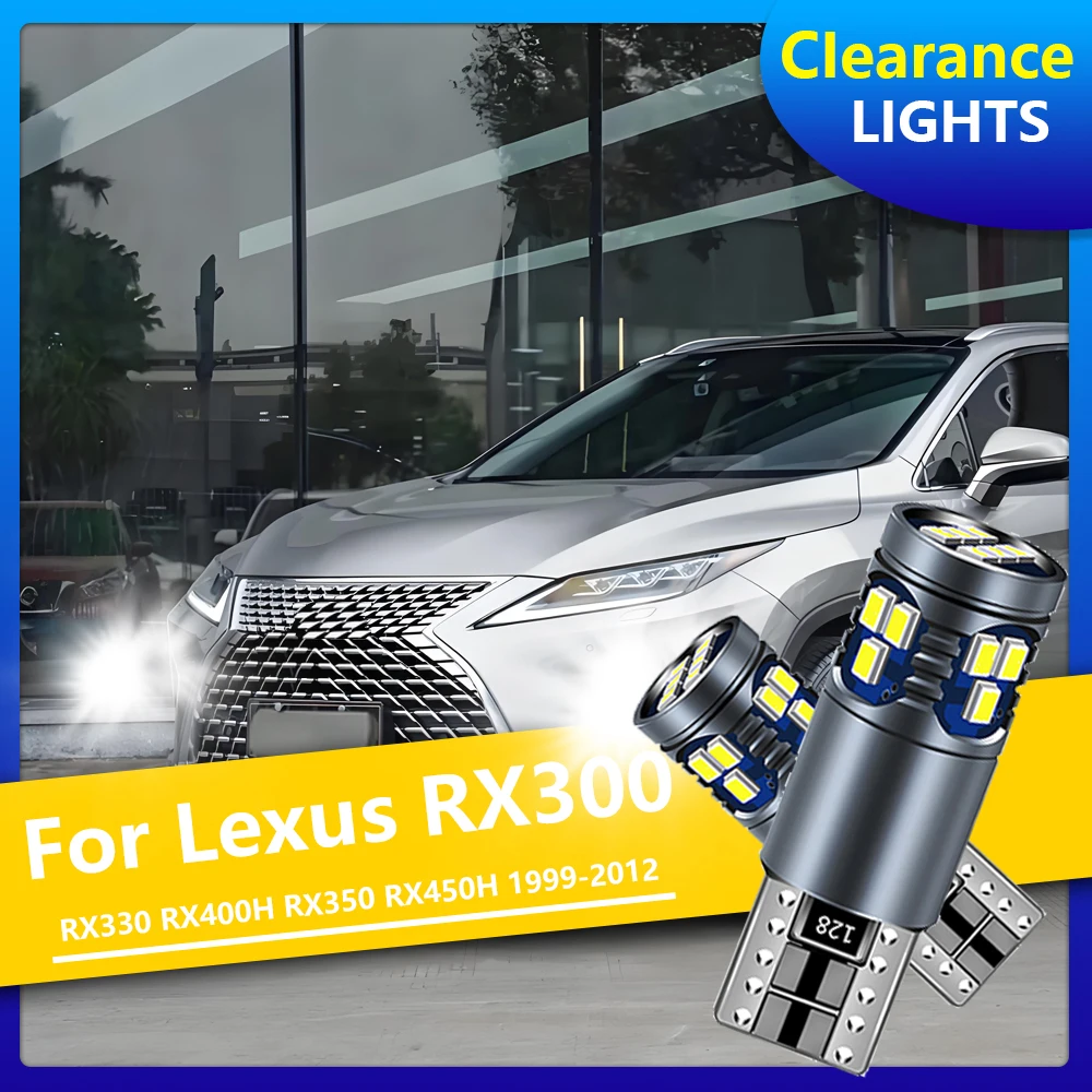 

For Lexus RX300 RX330 RX400H RX350 RX450H 1999-2012 2004 2005 2006 2007 Car T10 LED Clearance Light Canbus LED Highlight Bulbs