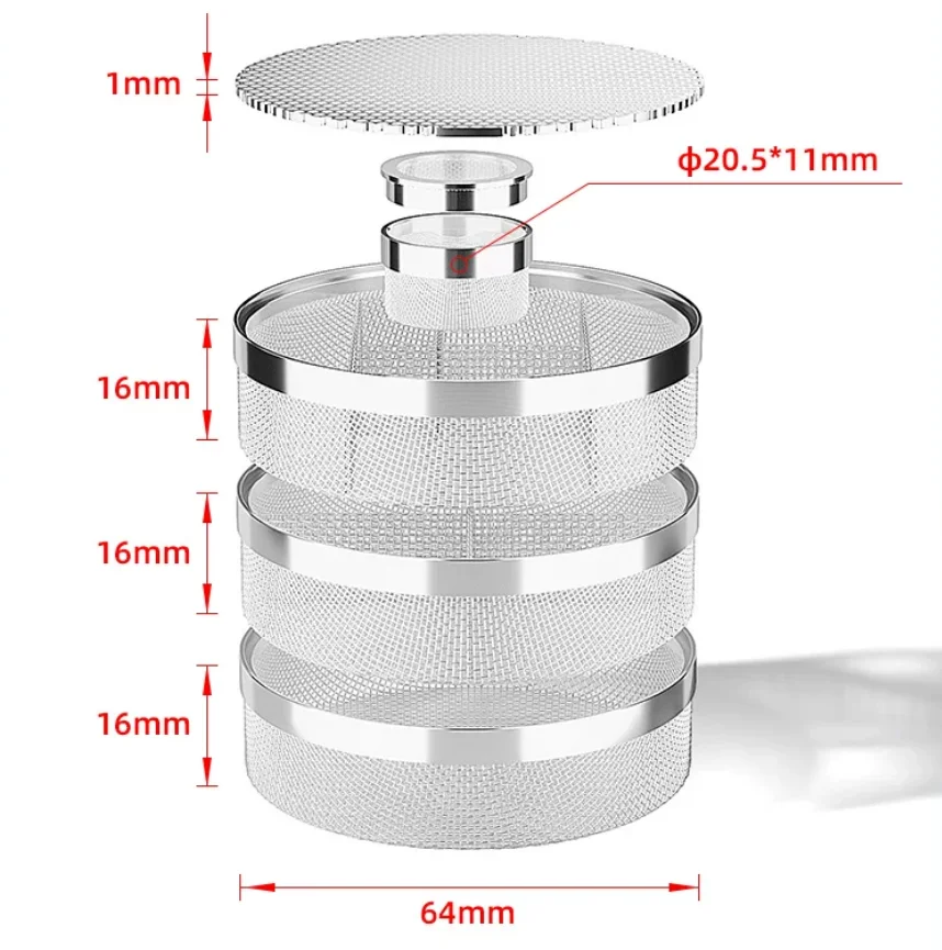 

Watch Repair Tool Stainless Steel Oil Mesh Watch Parts Oil Filter Separate Oil Washing Basket