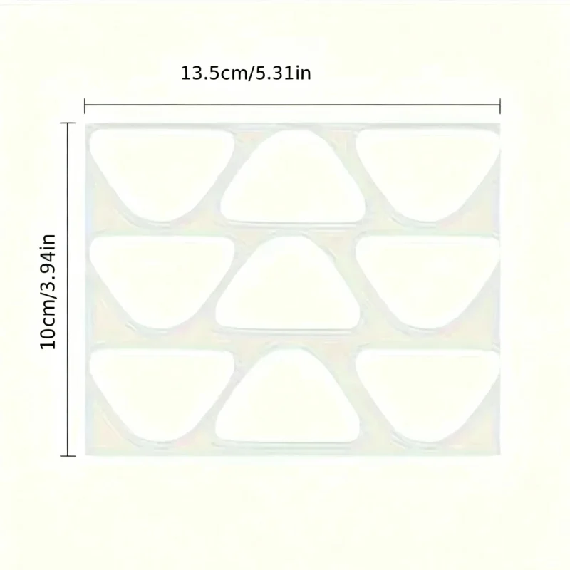 36/90 Stück Unsichtbare Nasolabialfalten-Patches aus PE-Material, Stirn- und Lächelnlinien-Formen, Transparente Hautfreundliche Anti-Falten-Aufkleber – Detail 1