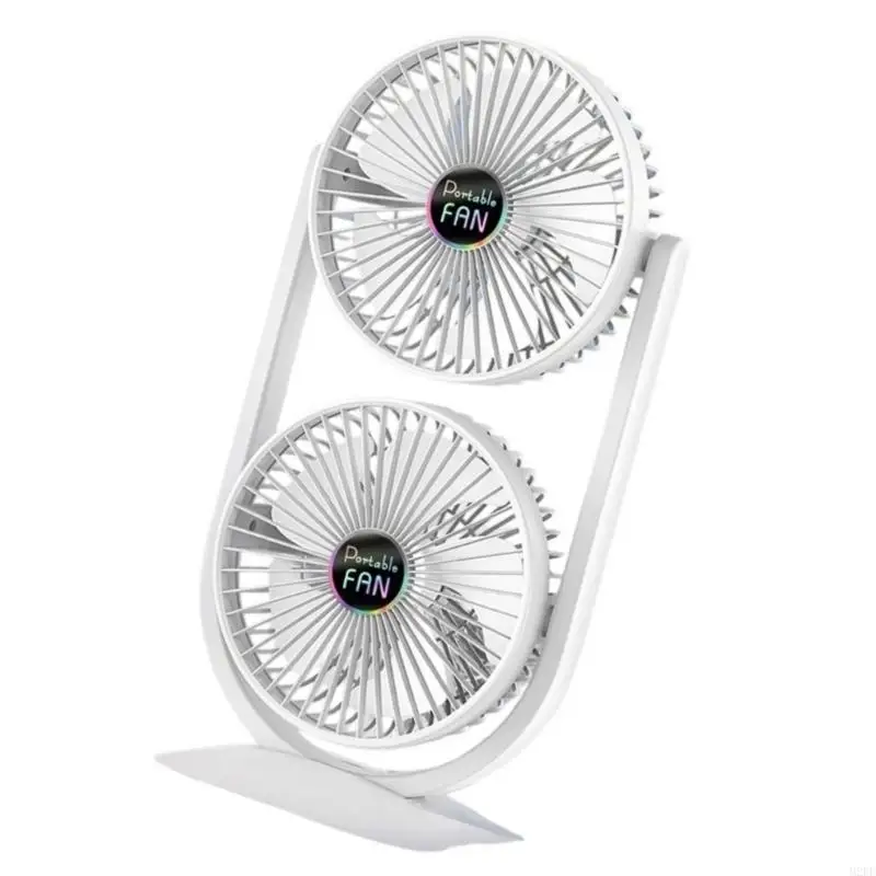 Double Direction Desktop Fan With Strong ventilation rapid Stable Base Perfect For Small Areas 
